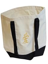 Love 12 oz. Canvas Boat Tote in Black