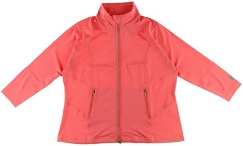 Live Life Large Women's Technical Heavyweight Jacket 1X (12/14) Coral