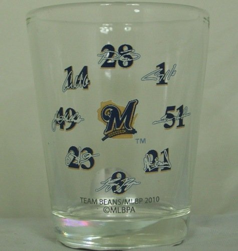 Milwaukee Brewers MLB Signature Shot Glass
