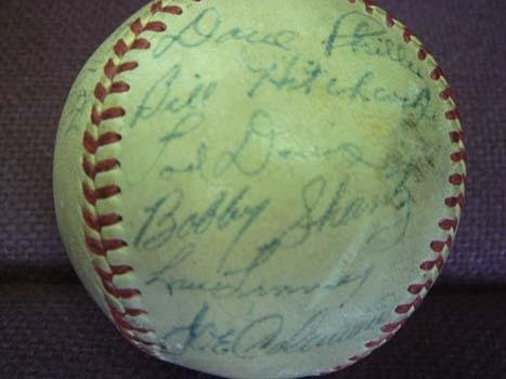 1951 Philadelphia Athletics Autographed Baseball - Autographed Baseballs