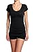 TheMogan Women's Plain Solid Colored V-NECK T-SHIRT TOP