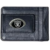 NFL Oakland Raiders Leather Money Clip & Card Holder