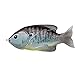 LiveTarget Sunfish Hollow Body Fishing Bait with Topwater Depth & #3/0 Hook, Blue/Metallic Bluegill, 3