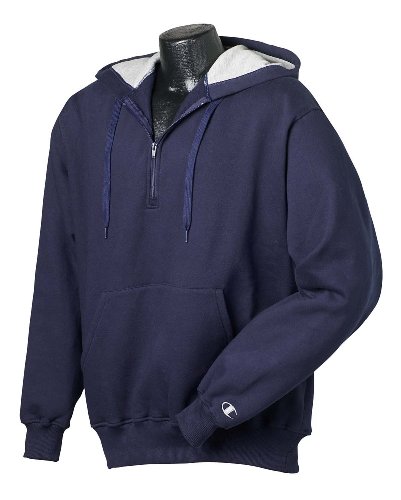 Buy Champion 9.7 oz., 90 10 Cotton Max Quarter-Zip Hood - S185