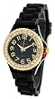 Geneva Womens's Designer Watch with Baguette Stones Bezel Model 383-9