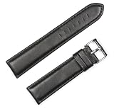 Panerai Style Glove Leather Watchband Black 18mm Watch band by deBeer Panerai Style Glove Leather Watchband Black 18mm Watch band - by deBeer