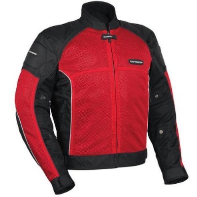 Tourmaster Intake Air Series 3 Motorcycle Jacket Red/Silver On Sale