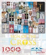 Sign of the Cross Crucifixes Collage Puzzle (1000pc) Rainy Day