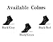 Thirty 48 Low Cut Cycling Socks for Men and Women | Black Mixed 6-Pack - Large