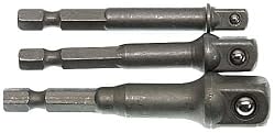 SE 3 Pc. Power Extension Socket Bits for Drills