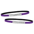 Set of 2 Message Bracelets- Purple Rhinestone/ Purple Sassy