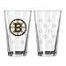 NHL Boston Bruins Satin Etch Pint, 16-Ounce, 2-Pack