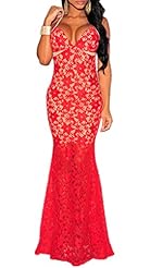 Mermaid Cocktail Polyester Summer Floral Print Fitted Open-Back Lace Illusion Evening Dress/Party Dress 
