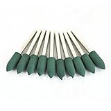 真新しい 20 ピース の ゴム ロータリー ツール研磨バリ弾丸バリ ヘッド 6 ミリメートル 、 3 ミリメートル (1/8 インチ) シャンク無料shipng