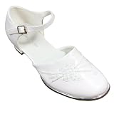Festliche Kinderschuhe wei� Kommunionschuhe M�dchen