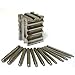 Dapping Punches 12 Pieces & Steel Block Tool
