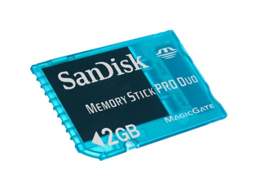 Sandisk 2GB Memory Stick Pro Duo MSPD Gaming Card For Sony PSP - Retail Pack