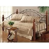 Rope Wire Swag and Wood Daybed