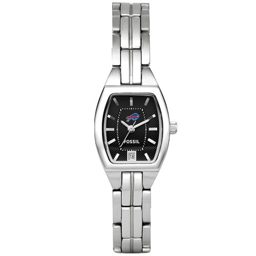 Fossil Buffalo Bills Ladies Stainless Steel Cushion Watch