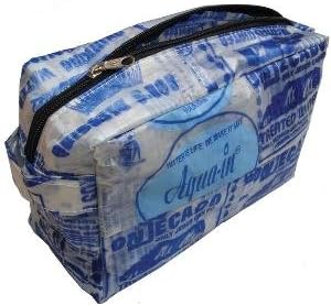 Fair Trade "Trashy Toiletry Bag" - Made From Recycled Water Sachets