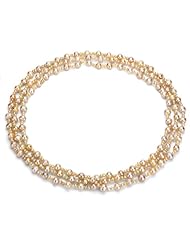 4-8mm Peach Cultured Freshwater Pearl Endless 64" Necklace
