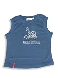 Wild Mango - Toddler Boys Sleeveless Muscle Tee Shirt, Blue
