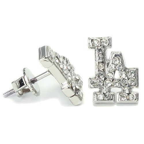 Los Angeles Dodgers CZ Stud Earrings