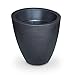 Mayne Modesto 30 in. Round Planter - Black