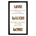 Wall Plaque - Live Love Laugh-IT Ivory