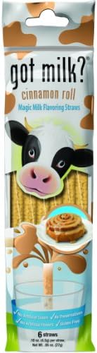 Cinnamon Roll Magic Milk Flavoring Straws, 6-pack