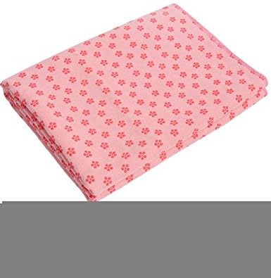 N.M.A Anti-Slip Yoga Towel Yogis Mat 24"x72" with Carry Bag Microfiber Quick-dry, Eco-friendly for Pilates, Beach, Gym, Fitness, Travel &amp; Hiking Pink