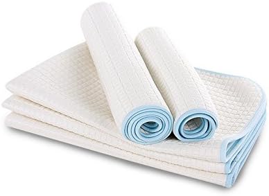 Heeboo Bamboo Fiber Jacquard 2-ply Waterproof Diaper Changing Mat White 16"*20"