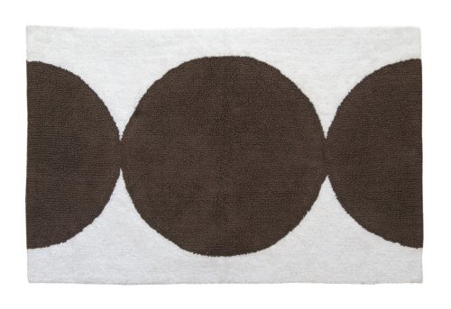 DwellStudio Baby Dots Bath Mat Chocolate