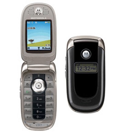 Motorola V197 Unlocked Cell Phone--U.S. Version with Warranty (Charcoal)