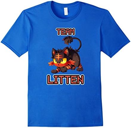 Men's Team Litten T-Shirt For Men's  Woman's Kids Small Royal Blue