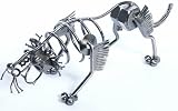 Tiger Statue - Metal Sculpture Made From Everyday Items (29cm)