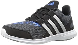 adidas Performance Boys' Hyperfast 2.0 K Running Shoe, Onix/Black/Unity Blue Fabric, 6.5 M US Big Kid