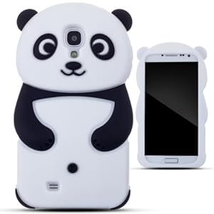 silicone pour Samsung Galaxy S4 i9500 Noir Panda: High tech