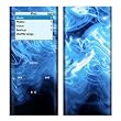 Blue Quantum Waves Design Decal Skin Sticker for Apple iPod nano 2G (2nd Generation) 2GB/ 4GB/ 8GB Player