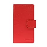 [ docomo sony XPERIA Z2 SIRIUS SO-03F 専用 Diary Case ] ダイアリー 手帳型 レザー 収納 カード入れ ストラップ 穴 付き シンプル ケース カバー 【★D03 ホットピンク★】