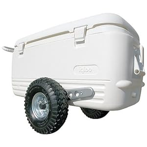igloo cooler with big wheels