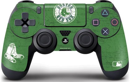 MLB - Boston Red Sox - Boston Red Sox- Alternate Solid Distressed - Skin for Sony PlayStation 4 / PS4 DualShock4 Controller