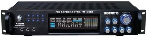 Hybrid Amplifier & AM/FM Tuner (2,000 Watt) - PYLE PRO