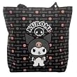 Sanrio Kuromi Black and Pink Large Tote Bag Officially Licensed Hello Kitty P...