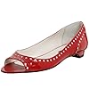 Anne Klein New York Women's Amethyst Peep Toe Flat