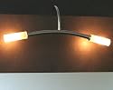 HALOGENLEUCHTE GLAS SPIEGELLEUCHTE HALOGENLAMPE NEU