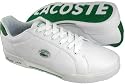 LACOSTE Tribute Oval Enamel Mens White/Green Shoes