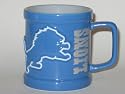DETROIT LIONS 11 oz. Team Logo Sculpted COFFEE MUG