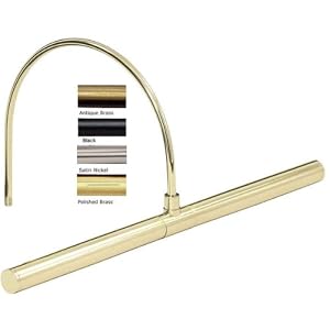 16 Polished Brass Advent-Profile Halogen Picture Light by House of Troy