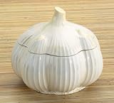 Garlic Bulb Ceramic Storage Container Home Gourmet